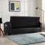 3 Seater Faux Leather Sleeper-11273904