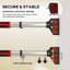 SPORTNOW Pull Up Bar Doorway No Screws Chin Up Bar 73-90cm for Home