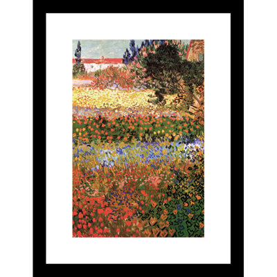 " Flowering Garden With Path " by Vincent Van Gogh