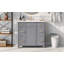 Ensemble de meuble-lavabo simple 18 po avec plateau Wania