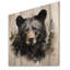 «Kanaiya Bear Wild Majesty I», reproduction d'art sur bois, ours-1592686701