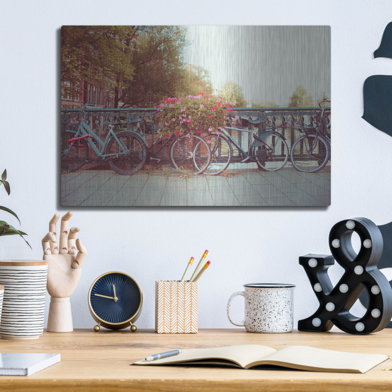 «Amsterdam Bikes 1» par Sonja Quintero, H 12 po x l 16 po