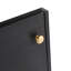 Meuble-lavabo compact, 12 po x 12 po x 24,1 po, fixation murale, châtaignier noir, petite armoire à rayures