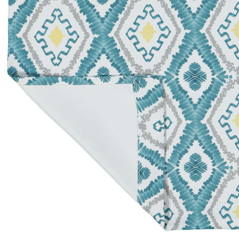 Isante Blackout Curtain Single Panel, 37" W x 84" L, Teal