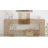 Farmhouse 80-Inch Long Sofa Console Table For Entryway Living Room Hallway Foyer Entrance, Wood Behind Couch Table With Wooden Double Base, Black-1365202531-1363855404