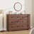 47" Wide Large Dresser with Deep Drawers & Metal Knobs for Living Room, Entryway, Hallway-1300273456