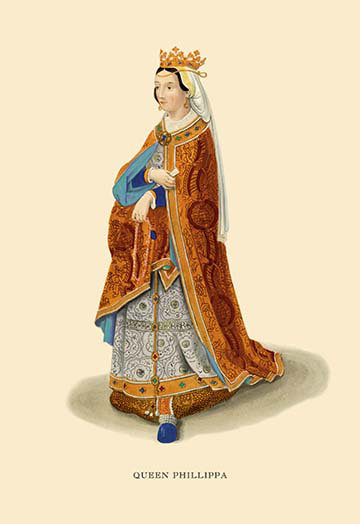 « phillippa grand » par h. shaw, reproduction d’art, H 42 po x l 28 po
