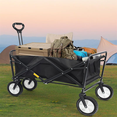 Heavy Duty Outdoor Utility Wagon Garden Carts