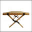 Table de salle à manger portative pliable en bois multifonctionnelle, Naturalindoor et Outdoor Universal, naturel