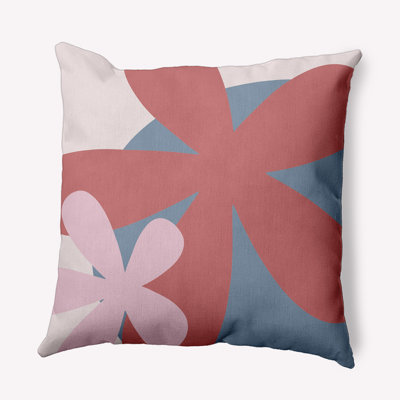 Polyester Throw Square Indoor/Outdoor Pillow Cover & Insert