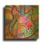 Tableau mural en métal doré « Vintage 12 String » de Dean Russo, 30,5 x 30,5 cm-1946627936