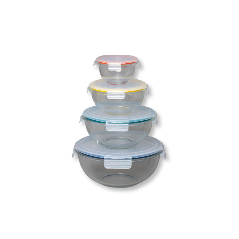 Ensemble de 4 contenants alimentaires en verre Genicook