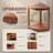 18" Wood Corner Shower Bench & Corner Shower Stool With Storage Shelf - Footrest For Shaving Legs - Bath Step For Small Spaces (Acacia)