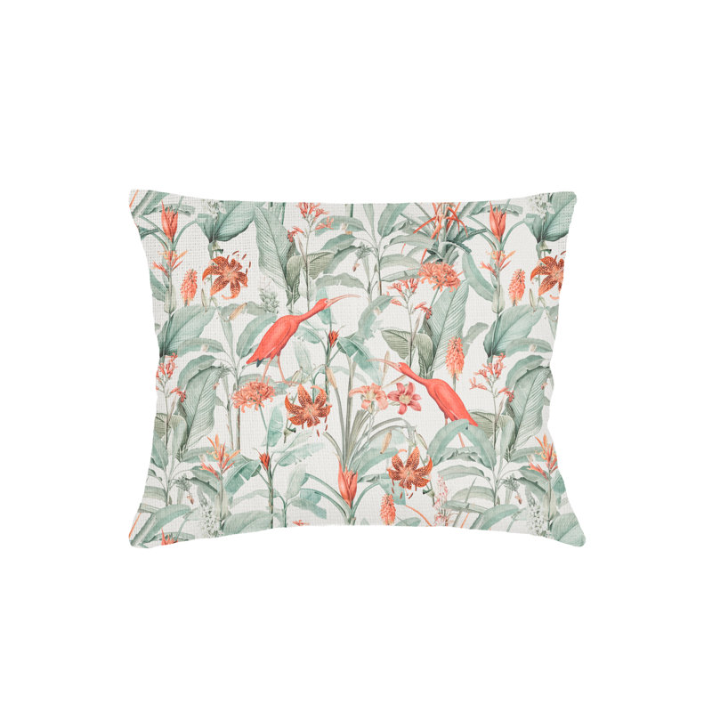 Couvre-oreiller très grand en lin vert, Rectangle 20" H x 36" W, Pillow Cover Only - No Insert