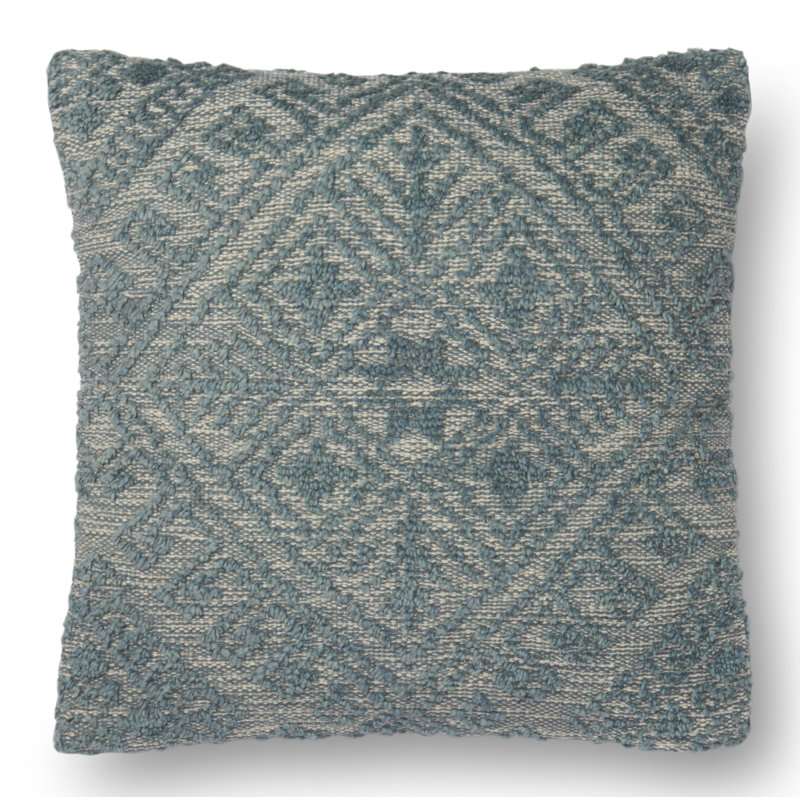 Embroidered Throw Pillow, No Fill
