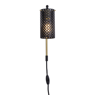 Bernina Plug-in Armed Sconce