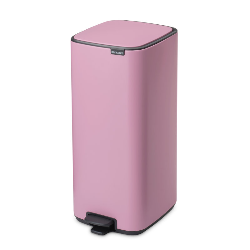 Brabantia 30 Litre Bo Pedal Bin, Lilac Pink