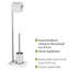 Noble Freestanding Toilet Roll and Brush Holder-11272600