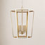 4 - Light Dimmable Lantern Chandelier