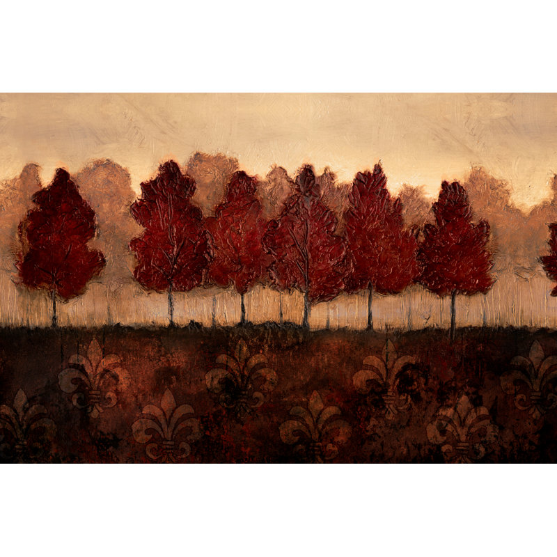 Fleur De Lis Horizon - Wrapped Canvas Print, 81cm H x 122cm W x 3.8cm D