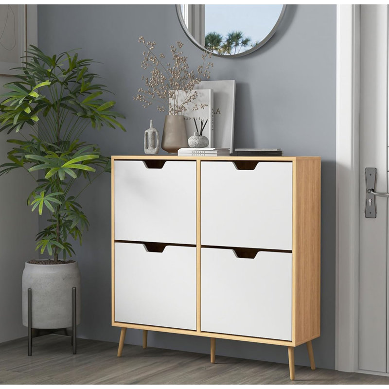 16 Pair Shoe Storage Cabinet