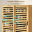 16 Pair Shoe Storage Cabinet