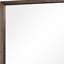 Noyer foncé rustique Moshe X 38 po Miroir H Cottage