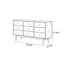 62.99 " W Buffet Table