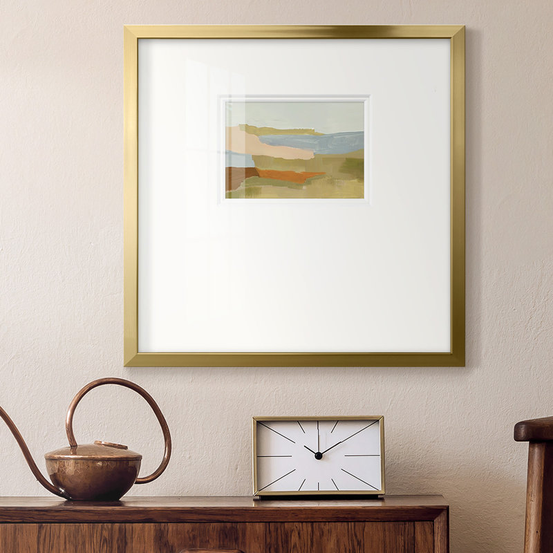 «Stacked Landscape Ivpremium», reproduction encadrée, H 17 po x l 17 po x P 1,25 po