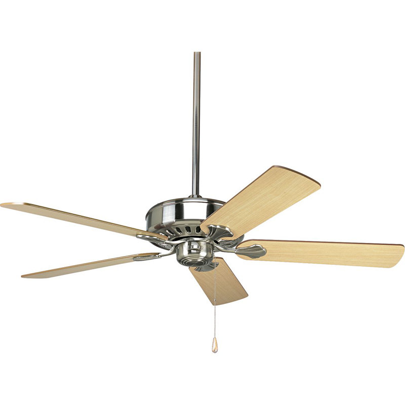 AirPro Performance 52'' Ceiling Fan, Brushed Nickel with Cherry / Natural Cherry Blades