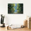 «Sunlit Forest Blue C» par Julia Purinton, art mural sur toile-1869504914