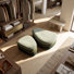Ensemble de repose-pieds rembourré moderne avec rangement caché et plateau relevable, banc de rangement pour repose-pieds, salon, chambre à coucher et vestiaire