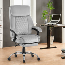 Eureka Dynamic Lumbar Support High Back Office Chair with Footrest