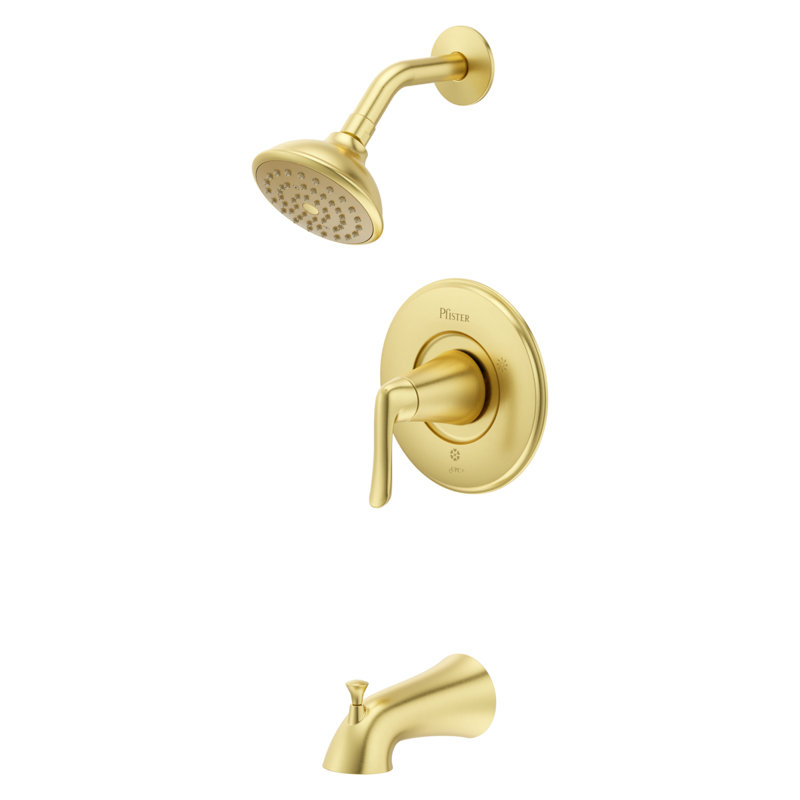 Willa Shower Faucet, Brushed Gold