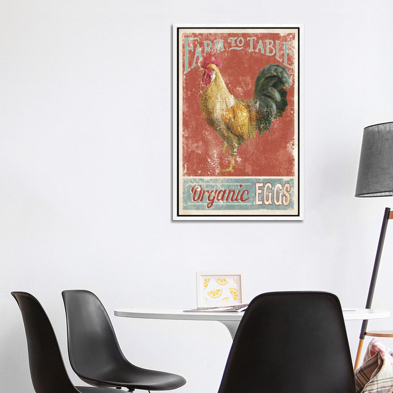 Farm Nostalgia V by Danhui Nai - Print on Canvas, White Framed, 101.6 cm H x 66.04 cm W