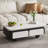 French rectangular rock table