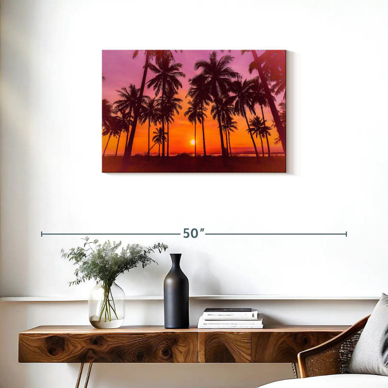 Gillard Sunset Silhouette, 20" H x 30" W