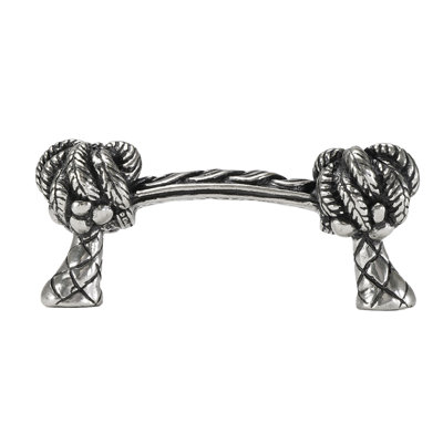 Tropical Double palm tree 3 inches center to center pull in Chalice