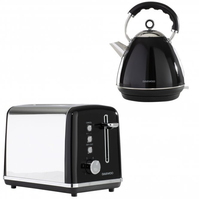 Daewoo KENSINGTON 1.5L Electric Tea Kettle, Black