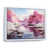 White Floater Framed