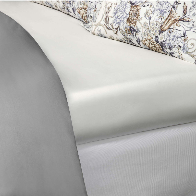 Drap plat 100% coton à densité de tissage 300 fils Carol, Grand