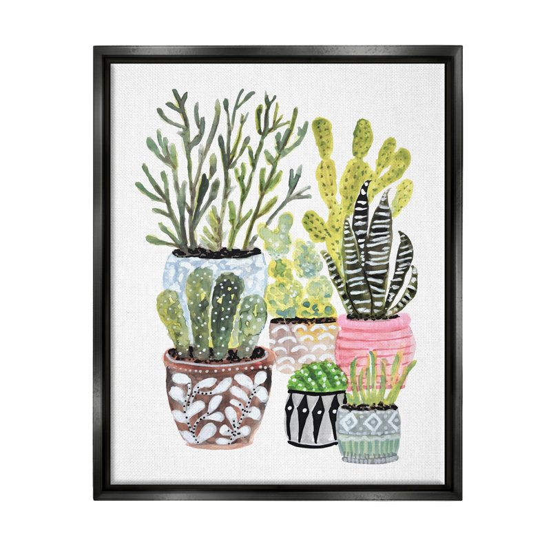 Art mural varié sur toile Flotteur par Karen Fields, H 31 po x l 25 po x P 1,7 po, Cadre flottant noir de jais