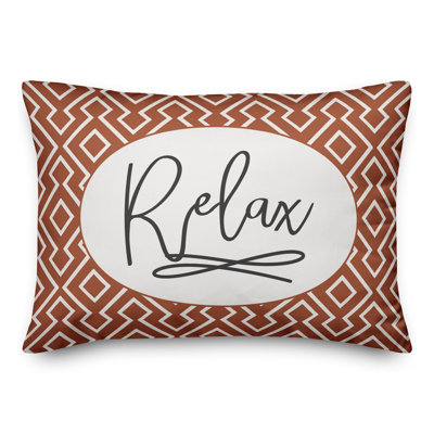 Housse de coussin rectangulaire et insert Relax