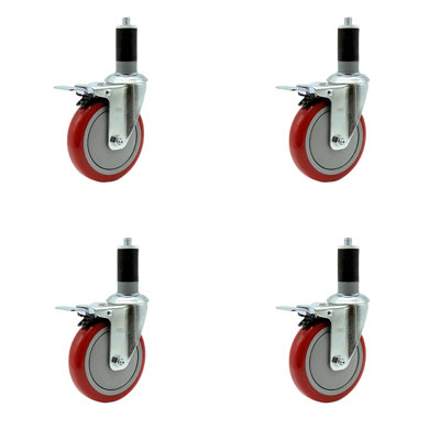 Roulettes de rechange verrouillables