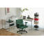 Chaise de bureau Criss Cross avec accoudoirs avec roulettes pour un bureau à domicile ergonomique et des espaces de travail créatifs.-653695575