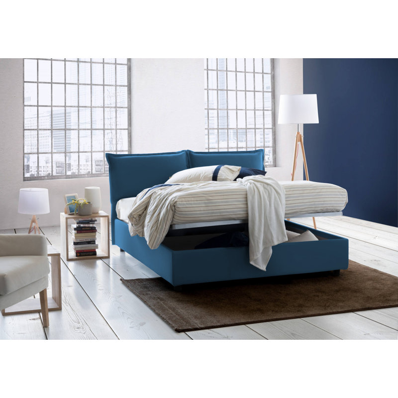 Mikenzy 160x200 cm Bed, Blue