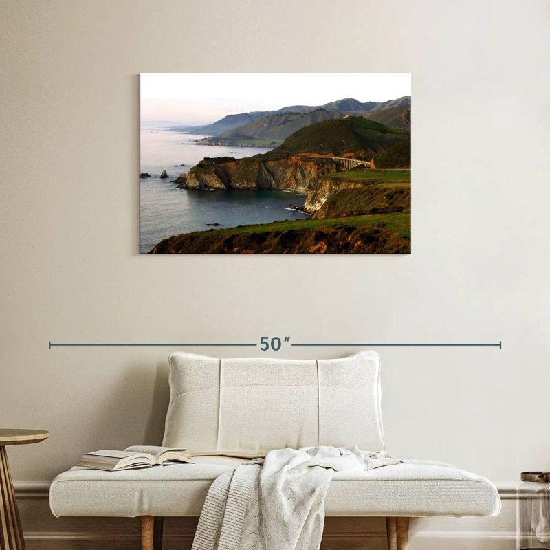 Gillard Big Sur Cliffs, 24" H x 36" W