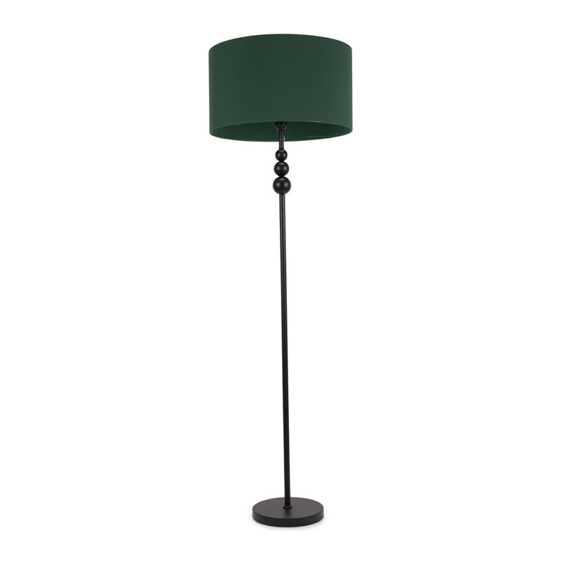 Randalia 145cm Traditional Floor Lamp, Forest, Black