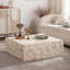 Table basse Canapé rétro en fausse pierre Tables basses pré-modernes Table basse beige pour salon Bureau
