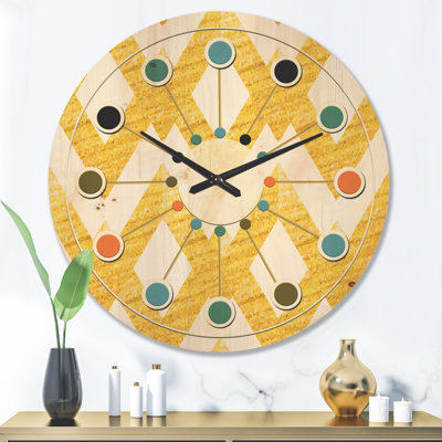 Horloge murale scintillante